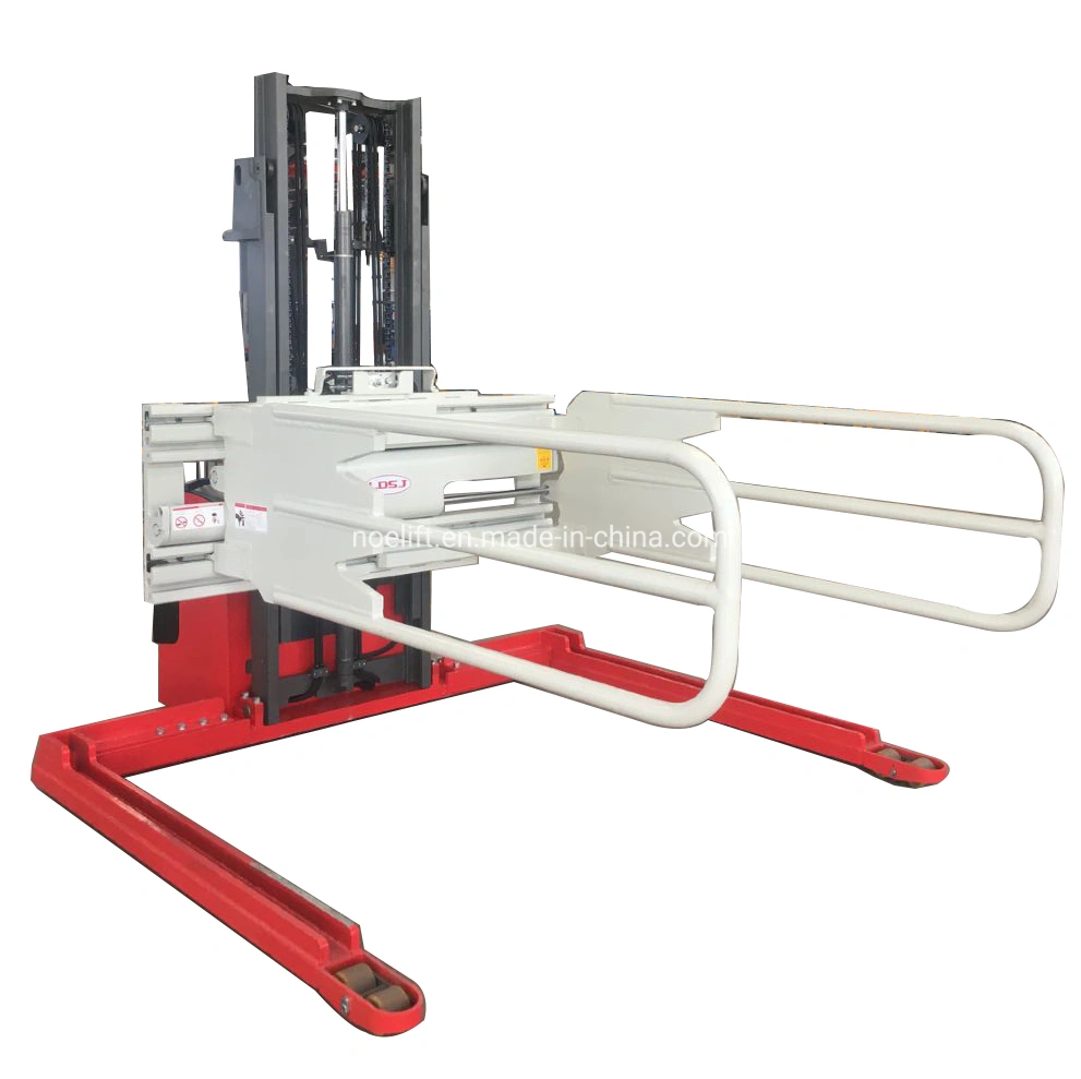 Walk-Behind Electric Stacker 2000kg with Paper Roll Clamp