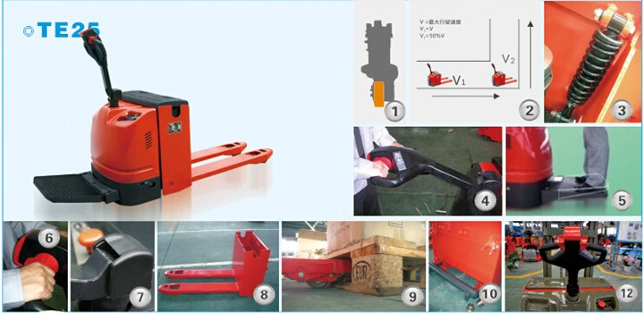 3tons Wide Leg Straddle Power Electric Pallet Jack Forklift Price