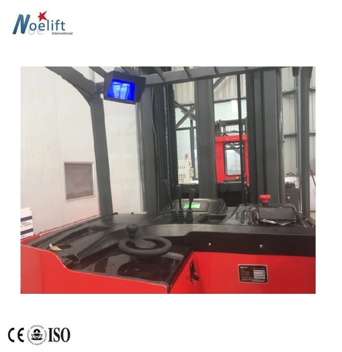 Narrow Aisle Forklift 1 Ton Electric Reach Forklift Vna Truck