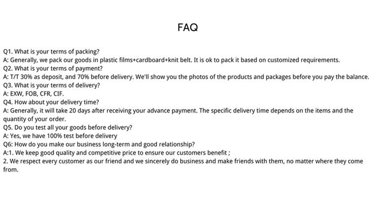 FAQ